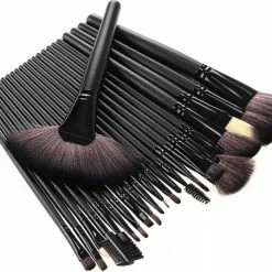 AA Commerce Professionele 24-Delige Make-Up Kwastenset - Cosmetica Visagie Makeup Kwasten Set - Mascara/Oogschaduw/Concealer/Foundation/Blush/Eyeliner/Highlighter/Poederkwast Beauty Brush - Contourkwast Make Up Brushes Borstels Penselen - Met Luxe Opberg Etui -Givenchy-winkel 550x452 8