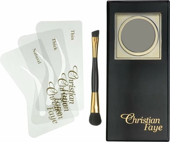 Christian Faye Charcoal - Grijs - Wenkbrauwpoeder 4 Christian Faye Charcoal - Grijs - Wenkbrauwpoeder - Afbeelding 4