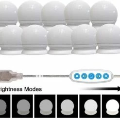 Jumalu Hollywood Spiegellampen Spiegelverlichting Met 10 LED Lampen Dimbare Make Up Spiegel Lamp 4 Meter Kabel 11 Jumalu Hollywood Spiegellampen Spiegelverlichting Met 10 LED Lampen Dimbare Make Up Spiegel Lamp 4 Meter Kabel -Givenchy-winkel 550x461 1