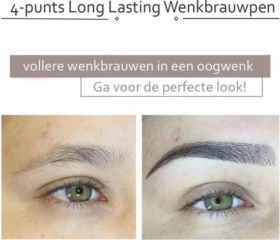 Handaiyan Wenkbrauw Microblade Pen - Tattoo - ZWART 05 - Watervaste Microblading Wenkbrauwpen - Eyebrow Tattoo Pen - Make Up - Microblading - 4 Punts Pen 4 Handaiyan Wenkbrauw Microblade Pen - Tattoo - ZWART 05 - Watervaste Microblading Wenkbrauwpen - Eyebrow Tattoo Pen - Make Up - Microblading - 4 Punts Pen - Afbeelding 4