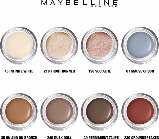 Maybelline Color Tattoo 24H Oogschaduw - 35 On And On Bronze - Bruin 6 Maybelline Color Tattoo 24H Oogschaduw - 35 On And On Bronze - Bruin - Afbeelding 6