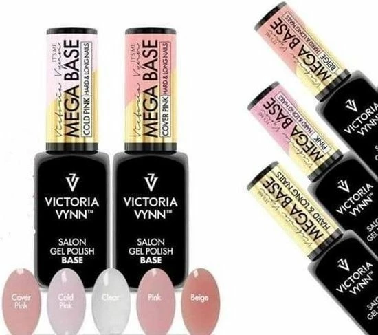 VICTORIA VYNN? Rubber Base - Victoria Vynn Gel Polish Mega Base - Hard & Long Nails - PINK 8 Ml. 2 VICTORIA VYNN? Rubber Base - Victoria Vynn Gel Polish Mega Base - Hard & Long Nails - PINK 8 Ml. - Afbeelding 2