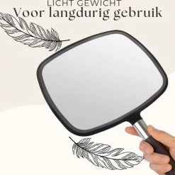 MOONIE'S? MOONIE'S Handspiegel Met Handvat - Make Up Spiegel - Scheerspiegel - Kappersspiegel - Zwart 10 MOONIE'S? MOONIE'S Handspiegel Met Handvat - Make Up Spiegel - Scheerspiegel - Kappersspiegel - Zwart -Givenchy-winkel 550x489 1