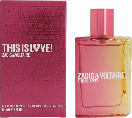 Zadig & Voltaire This Is Love! 50 Ml - Eau De Parfum - Damesparfum 14 Zadig & Voltaire This Is Love! 50 Ml - Eau De Parfum - Damesparfum - Afbeelding 14