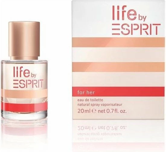 Esprit Life For Her - 20 Ml - Eau De Toilette Spray - Damesparfum 2 Esprit Life For Her - 20 Ml - Eau De Toilette Spray - Damesparfum - Afbeelding 2