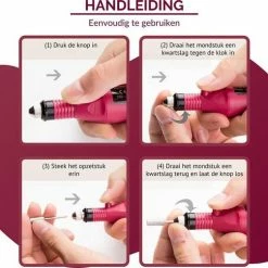 Royala - Manicure & Pedicure Set Elektrische Nagelvijl Nagelfrees - Nail Drill - Geschikt Voor Natuurlijke Nagels - Nepnagels - Gellak - Gelnagels - Acrylnagels - 6 Opzetstukken - Rood 19 Royala - Manicure & Pedicure Set Elektrische Nagelvijl Nagelfrees - Nail Drill - Geschikt Voor Natuurlijke Nagels - Nepnagels - Gellak - Gelnagels - Acrylnagels - 6 Opzetstukken - Rood -Givenchy-winkel 550x503