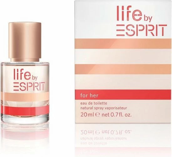 Esprit Life For Her - 20 Ml - Eau De Toilette Spray - Damesparfum 1 Esprit Life For Her - 20 Ml - Eau De Toilette Spray - Damesparfum