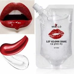 Merkloos Premium Hydraterende Lipgloss Base Essence Transparant 100ml | Zelf Lipgloss Maken DIY Set | Geschikt Voor Meisjes En Jongens | Doorzichtig Lip Gloss Olie | Voor Kinderen En Volwassenen | Professional Kit | Basis