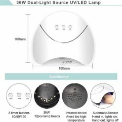 Coscelia Polygel Kit- Polygel Nagels- Polygel Starter Set- 1x36W LED Nagel Droger Lamp 6x15ML Poly Gel 1 X Top Coat 1 X Base Coat 6x5ML UV Gel 1 X Dual End Nail Borstel 1x50Pcs Clear Quick Building Mold Tips 1x30ML Cleanser Plus 1 X Nagelvijl 1x6-Man 7 Coscelia Polygel Kit- Polygel Nagels- Polygel Starter Set- 1x36W LED Nagel Droger Lamp 6x15ML Poly Gel 1 X Top Coat 1 X Base Coat 6x5ML UV Gel 1 X Dual End Nail Borstel 1x50Pcs Clear Quick Building Mold Tips 1x30ML Cleanser Plus 1 X Nagelvijl 1x6-Man -Givenchy-winkel 550x506 7