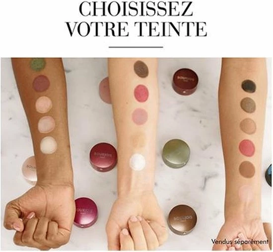 Bourjois Little Round Pot Oogschaduw - 01 Blanc'Voutant 16 Bourjois Little Round Pot Oogschaduw - 01 Blanc'Voutant - Afbeelding 16