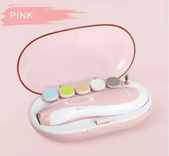 Merkloos Nagelvijl Set - Nagel Vijl Set - Electrische Baby Nagel Vijl - Veilig Nagels Verzorgen Met LED Licht For Baby, Peuter, Kinderen En Volwassenen - Met 6 Verschillende Vijlen En Verstelbare Snelheden 2 Merkloos Nagelvijl Set - Nagel Vijl Set - Electrische Baby Nagel Vijl - Veilig Nagels Verzorgen Met LED Licht For Baby, Peuter, Kinderen En Volwassenen - Met 6 Verschillende Vijlen En Verstelbare Snelheden - Afbeelding 2