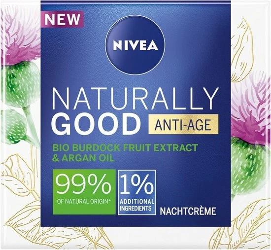 NIVEA Naturally Good Anti-Age Nachtcreme 2 NIVEA Naturally Good Anti-Age Nachtcreme - Afbeelding 2