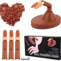 Fain Oefenhand Voor Nagels Nail Trainer Vinger All-in-1 Set Incl. 80 Kunstnagels Nail Art Nagel Set Nail Trainer Hand 19 Fain Oefenhand Voor Nagels Nail Trainer Vinger All-in-1 Set Incl. 80 Kunstnagels Nail Art Nagel Set Nail Trainer Hand -Givenchy-winkel 550x509 1