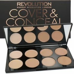 Makeup Revolution Cover & Conceal Cream Palette - Light