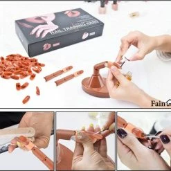 Fain Oefenhand Voor Nagels Nail Trainer Vinger All-in-1 Set Incl. 80 Kunstnagels Nail Art Nagel Set Nail Trainer Hand 25 Fain Oefenhand Voor Nagels Nail Trainer Vinger All-in-1 Set Incl. 80 Kunstnagels Nail Art Nagel Set Nail Trainer Hand -Givenchy-winkel 550x516 4