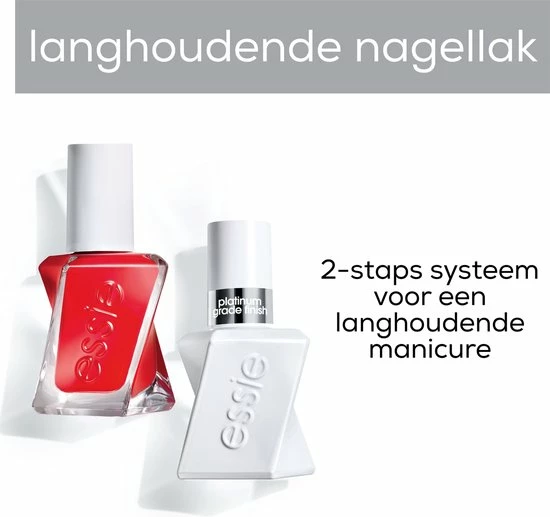 Essie Couture Gel Nagellak - 345 Bubbles Only - Rood - 13,5 Ml 3 Essie Couture Gel Nagellak - 345 Bubbles Only - Rood - 13,5 Ml - Afbeelding 3