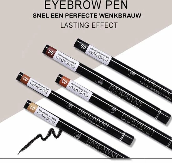 Handaiyan Wenkbrauw Microblade Pen - Tattoo - ZWART 05 - Watervaste Microblading Wenkbrauwpen - Eyebrow Tattoo Pen - Make Up - Microblading - 4 Punts Pen 9 Handaiyan Wenkbrauw Microblade Pen - Tattoo - ZWART 05 - Watervaste Microblading Wenkbrauwpen - Eyebrow Tattoo Pen - Make Up - Microblading - 4 Punts Pen - Afbeelding 9