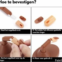 Fain Oefenhand Voor Nagels Nail Trainer Vinger All-in-1 Set Incl. 80 Kunstnagels Nail Art Nagel Set Nail Trainer Hand 22 Fain Oefenhand Voor Nagels Nail Trainer Vinger All-in-1 Set Incl. 80 Kunstnagels Nail Art Nagel Set Nail Trainer Hand -Givenchy-winkel 550x523 10