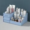 Sefaras Make-up Organizer - Make-up Houder - Make-up Opslag - Sieraden Bakje - Makkelijk Te Gebruiken - Dames - 28x17x13CM - Blauw