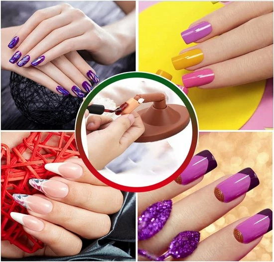 Fain Oefenhand Voor Nagels Nail Trainer Vinger All-in-1 Set Incl. 80 Kunstnagels Nail Art Nagel Set Nail Trainer Hand 2 Fain Oefenhand Voor Nagels Nail Trainer Vinger All-in-1 Set Incl. 80 Kunstnagels Nail Art Nagel Set Nail Trainer Hand - Afbeelding 2