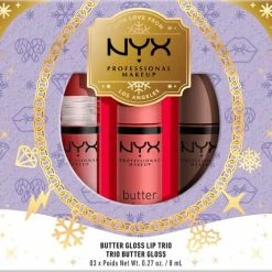 NYX Professional Makeup - Holidays 2022 Mrs Claus - Butter Gloss Trio - Lip Gloss 9 NYX Professional Makeup - Holidays 2022 Mrs Claus - Butter Gloss Trio - Lip Gloss -Givenchy-winkel 550x527 8