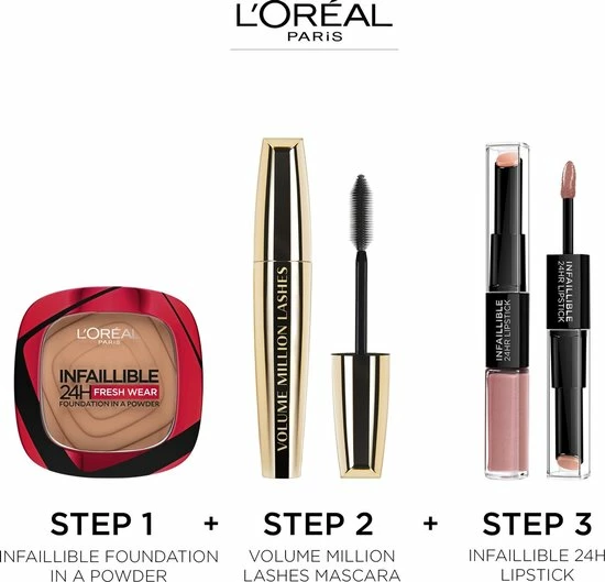 L?Or?al Paris L Or Al Paris - Infaillible 24H Fresh Wear Foundation In A Powder - 260 Golden Sun - Foundation En Poeder In N - 8gr 7 L?Or?al Paris L Or Al Paris - Infaillible 24H Fresh Wear Foundation In A Powder - 260 Golden Sun - Foundation En Poeder In N - 8gr - Afbeelding 7