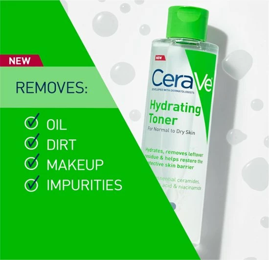 CeraVe Hydraterende Toner 200ml 3 CeraVe Hydraterende Toner 200ml - Afbeelding 3
