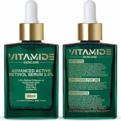 Vitamide Advanced Active Retinol Serum 2.5 Procent - Hyaluronzuur Serum Met Vitamine E, Aloe Vera Gel En Jojoba Olie - Anti Rimpel, Anti Aging En Anti Acne Serum 6 Vitamide Advanced Active Retinol Serum 2.5 Procent - Hyaluronzuur Serum Met Vitamine E, Aloe Vera Gel En Jojoba Olie - Anti Rimpel, Anti Aging En Anti Acne Serum -Givenchy-winkel 550x532 4