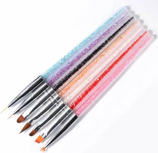 Twinza Acrylpenselen- 7 Stuks - Nagel Decoratie - Acrylnagels - Arcyl Penselen - Acryl - Nagels - Polygel - Penselen - Nagellak - Gelnagels - Gereedschap - Nagelstyliste - Gellak - Nagelgereedschap - Schoencadeautje 3 Twinza Acrylpenselen- 7 Stuks - Nagel Decoratie - Acrylnagels - Arcyl Penselen - Acryl - Nagels - Polygel - Penselen - Nagellak - Gelnagels - Gereedschap - Nagelstyliste - Gellak - Nagelgereedschap - Schoencadeautje - Afbeelding 3
