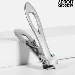 AdroitGoods Nagelknipper Set - Nageltang - Nagelschaar - Kalknagels - Teennagel - Pedicure - Incl. Nagelvijl - Grijs -Givenchy-winkel 550x533 10