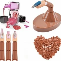 Fain Oefenhand Voor Nagels Nail Trainer Vinger All-in-1 Set Incl. 80 Kunstnagels Nail Art Nagel Set Nail Trainer Hand