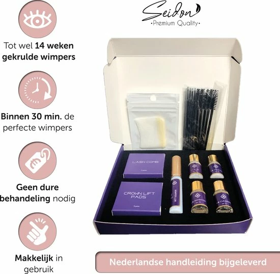Seidon Lash Lifting Set - Wimperlifting Set Met Wimperserum 5 Seidon Lash Lifting Set - Wimperlifting Set Met Wimperserum - Afbeelding 5
