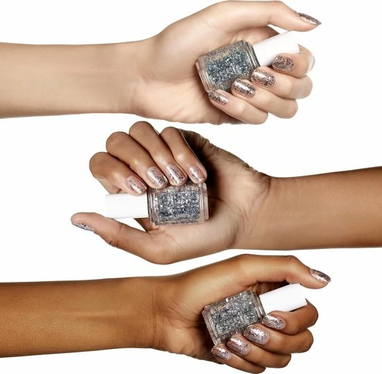 Essie 278 Set In Stones - Zilver Glitter - Nagellak 9 Essie 278 Set In Stones - Zilver Glitter - Nagellak - Afbeelding 9
