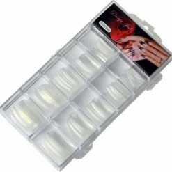 Merkloos Design Nail Nageltips Set - Transparant - 100 Stuks