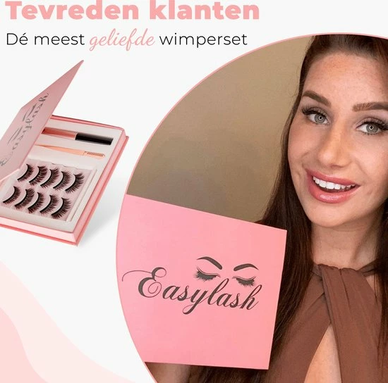 EasyLash Magnetische Wimperset Incl. EasyBrow Wenkbrauw Kit Donkerbruin T.w.v. 30 Lashes Lash Lift - Wimpers - Wimperextensions Wenkbrauw Stempel Wenkbrauw Sjabloon 7 EasyLash Magnetische Wimperset Incl. EasyBrow Wenkbrauw Kit Donkerbruin T.w.v. 30 Lashes Lash Lift - Wimpers - Wimperextensions Wenkbrauw Stempel Wenkbrauw Sjabloon - Afbeelding 7
