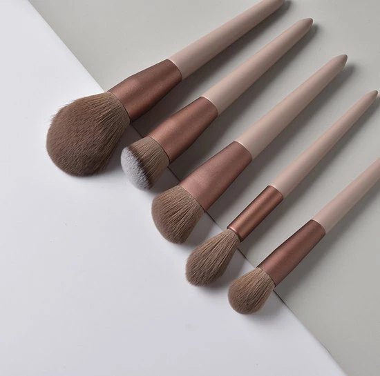 LaVini Make Up Kwasten Set | 13 Stuks | Inclusief Beschermingszakje | Vegan | Blending Beauty | Voor O.a. Foundation & Oogschaduw | Cadeau Voor Haar 3 LaVini Make Up Kwasten Set | 13 Stuks | Inclusief Beschermingszakje | Vegan | Blending Beauty | Voor O.a. Foundation & Oogschaduw | Cadeau Voor Haar - Afbeelding 3
