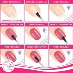 MURLEY'S MURLEY’s Primer Base Coat Top Coat 3 In 1 Set Voor Gellak Polygel Acryl Basecoat & Topcoat - 3x 15ml - Gel Nagellak - Gelnagellak - UV / LED Lamp Gelnagels -Givenchy-winkel 550x547 4