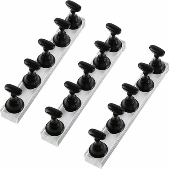 Merkloos Nagelhouder - 6-delig - Nagel Houder - Kunstnagel Houder - Tip Houder - Tiphouder - Oefen Display - Nagel Tips - Nail Art Oefenen - Nail Art - Nailart - Magnetisch - Professioneel - ZWART 3 Merkloos Nagelhouder - 6-delig - Nagel Houder - Kunstnagel Houder - Tip Houder - Tiphouder - Oefen Display - Nagel Tips - Nail Art Oefenen - Nail Art - Nailart - Magnetisch - Professioneel - ZWART - Afbeelding 3