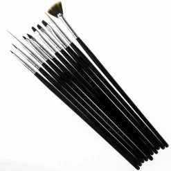 Fabyan Nail Art Brushes - Set Van 10 - Nagel Kwastjes - Nail Art Penselen - Kunstnagels - Gel Nagels - Acryl Nagels - Nagel Kunst -Givenchy-winkel 550x549 3