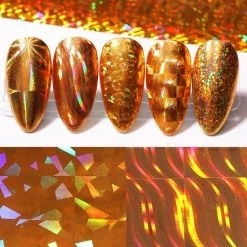 Set Van 50 X Transfer Nail Art Folie - Holografisch - Nagel Foil / Transferfolie - Nagelstickers - Nail Art Sparkolia -Givenchy-winkel 550x550 20