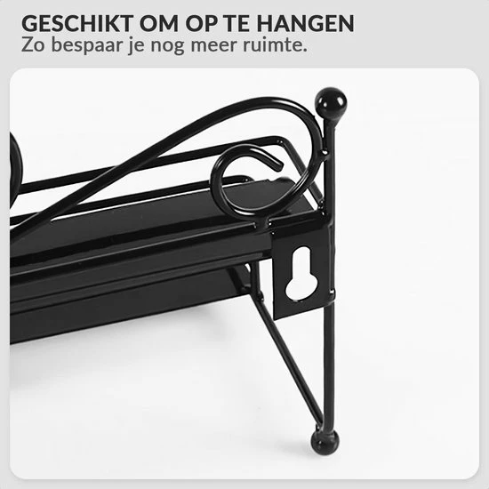 Confibel Nagellak Organizer - Nagellak Flesjes Houder - Essentiële Oliën Organizer - Rek Voor Flesjes - Wanddecoratie - Zwart 6 Confibel Nagellak Organizer - Nagellak Flesjes Houder - Essentiële Oliën Organizer - Rek Voor Flesjes - Wanddecoratie - Zwart - Afbeelding 6