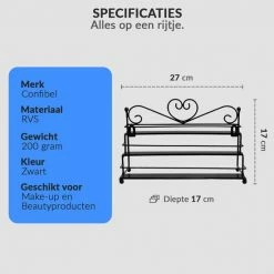 Confibel Nagellak Organizer - Nagellak Flesjes Houder - Essentiële Oliën Organizer - Rek Voor Flesjes - Wanddecoratie - Zwart 21 Confibel Nagellak Organizer - Nagellak Flesjes Houder - Essentiële Oliën Organizer - Rek Voor Flesjes - Wanddecoratie - Zwart -Givenchy-winkel 550x550 236