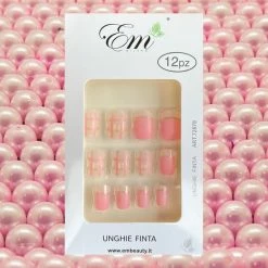 Meiji Plaknagels | Nepnagels | Roze Strepen | Voor Kinderen | Geen Lijm Nodig