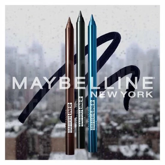 Maybelline Tattoo Liner Gel Pencil - 940 Rich Amethyst - Paars - Waterproof Oogpotlood 2 Maybelline Tattoo Liner Gel Pencil - 940 Rich Amethyst - Paars - Waterproof Oogpotlood - Afbeelding 2