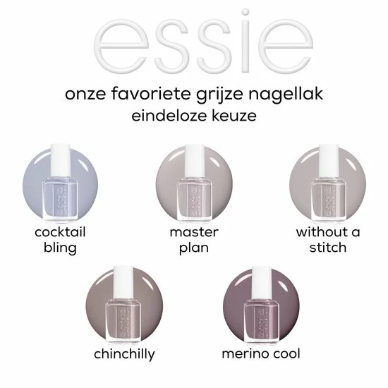 Essie 278 Set In Stones - Zilver Glitter - Nagellak 8 Essie 278 Set In Stones - Zilver Glitter - Nagellak - Afbeelding 8