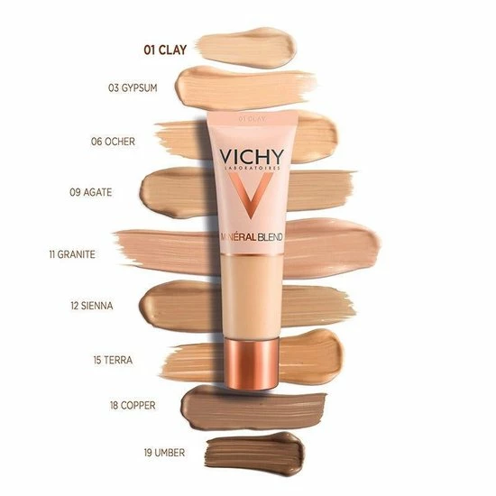 Vichy Min Ralblend Foundation - 11 Granite - 30ML - Natuurlijke Dekking 8 Vichy Min Ralblend Foundation - 11 Granite - 30ML - Natuurlijke Dekking - Afbeelding 8