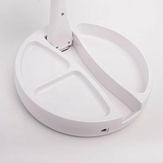 Decopatent Inklapbare Make-Up Spiegel Met LED Verlichting - 10x Vergroting - Opvouwbare Staande Makeup Spiegel - Vergrootspiegel 9 Decopatent Inklapbare Make-Up Spiegel Met LED Verlichting - 10x Vergroting - Opvouwbare Staande Makeup Spiegel - Vergrootspiegel - Afbeelding 9