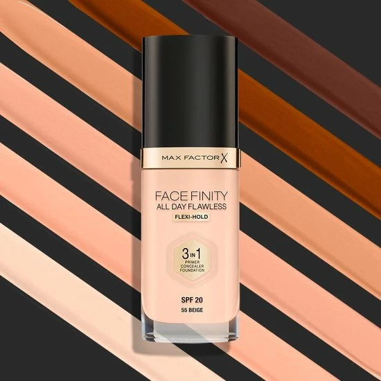 Max Factor Facefinity All Day Flawless 3-in-1 Liquid Foundation - 075 Golden 6 Max Factor Facefinity All Day Flawless 3-in-1 Liquid Foundation - 075 Golden - Afbeelding 6