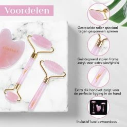 Sensage Rozenkwarts Roller Met Gua Sha Steen | Massage Jade Roller | 100% Natuurlijk Rose Quartz | Gezichtsroller | Face Roller | Roller | Gezichtsmassage | 4-delige Beauty Set 11 Sensage Rozenkwarts Roller Met Gua Sha Steen | Massage Jade Roller | 100% Natuurlijk Rose Quartz | Gezichtsroller | Face Roller | Roller | Gezichtsmassage | 4-delige Beauty Set -Givenchy-winkel 550x550 54