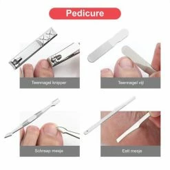 Able & Borret Luxe Manicure En Pedicure Set - Nagelverzorging - Nail Art - 18 Delig - Zwart 11 Able & Borret Luxe Manicure En Pedicure Set - Nagelverzorging - Nail Art - 18 Delig - Zwart -Givenchy-winkel 550x550 544